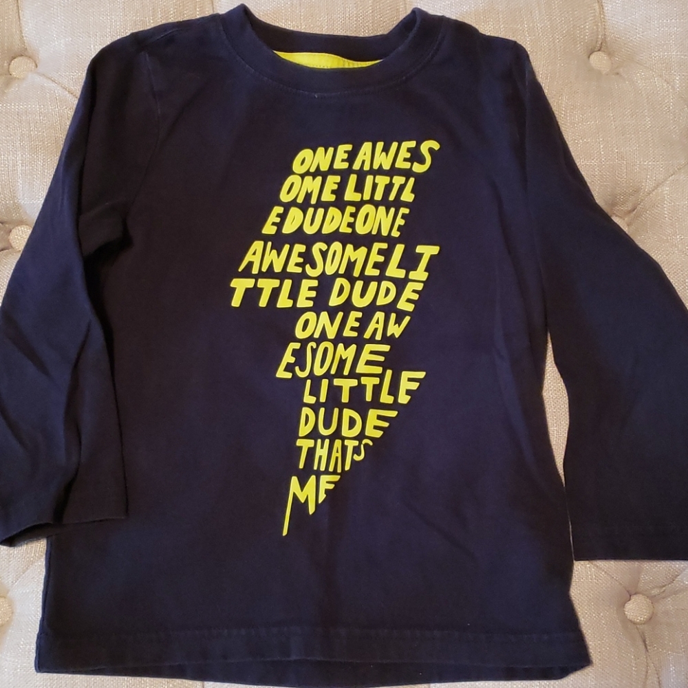 Navy and yellow Gymboree t-shirt